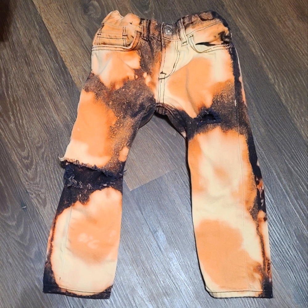 Toddler custom distressed h&m jeans 18-24m/1.5-2yr